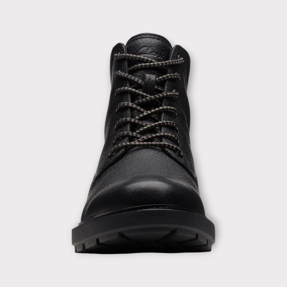Clarks Mens Craftdale 2 Hi Boot. Black Leather. 26169000 main image 7